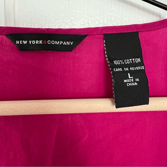 New York and Company Pink Tunic Cover Up - Picture 4 of 8